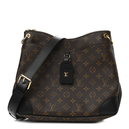 Louis Vuitton Monogram Odeon MM Black 1 of 10