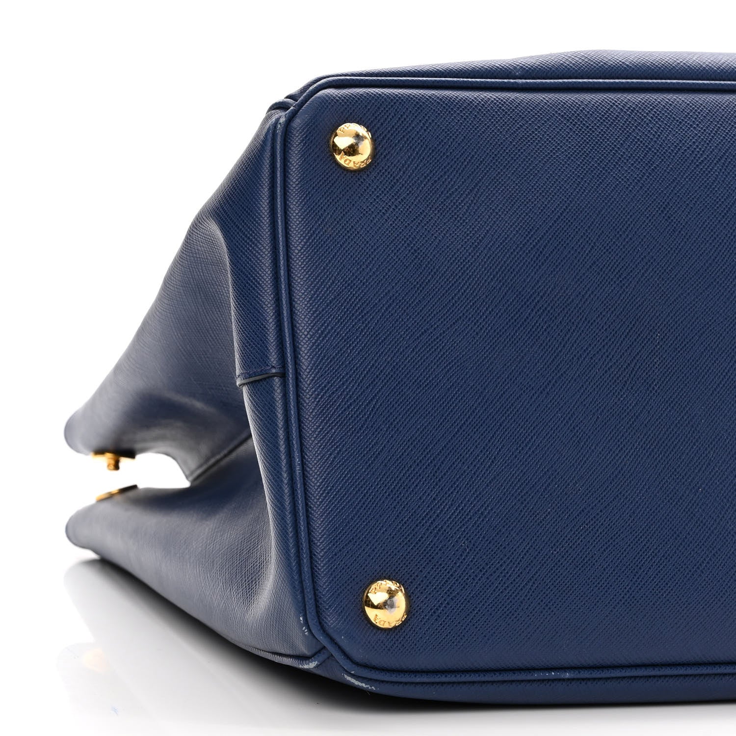 Prada Saffiano Lux Large Tote Bluette 12 of 14