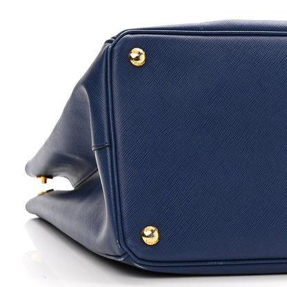Prada Saffiano Lux Large Tote Bluette 12 of 14