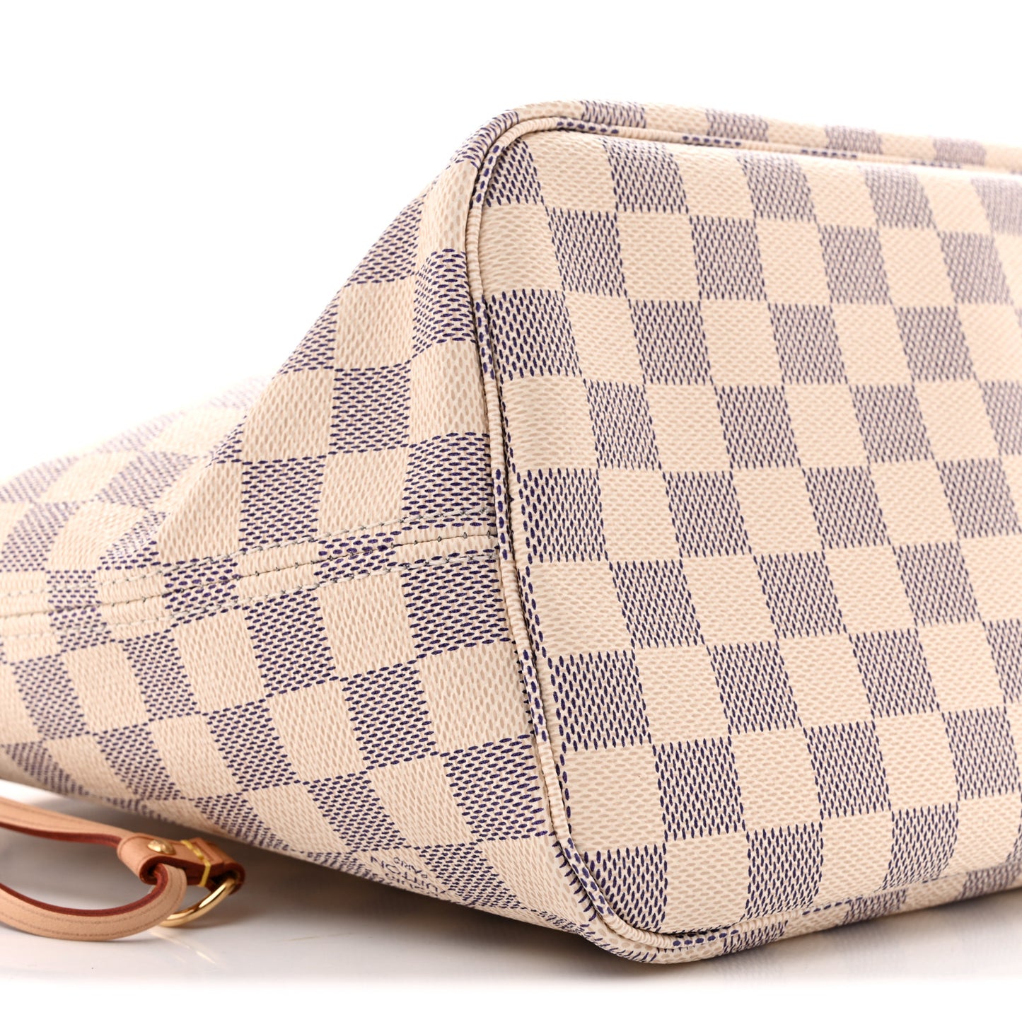 Damier Azur Neo Neverfull MM Rose Ballerine