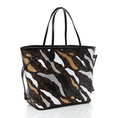 Louis Vuitton X LOL Monogram Neverfull MM Gold Silver 3 of 9