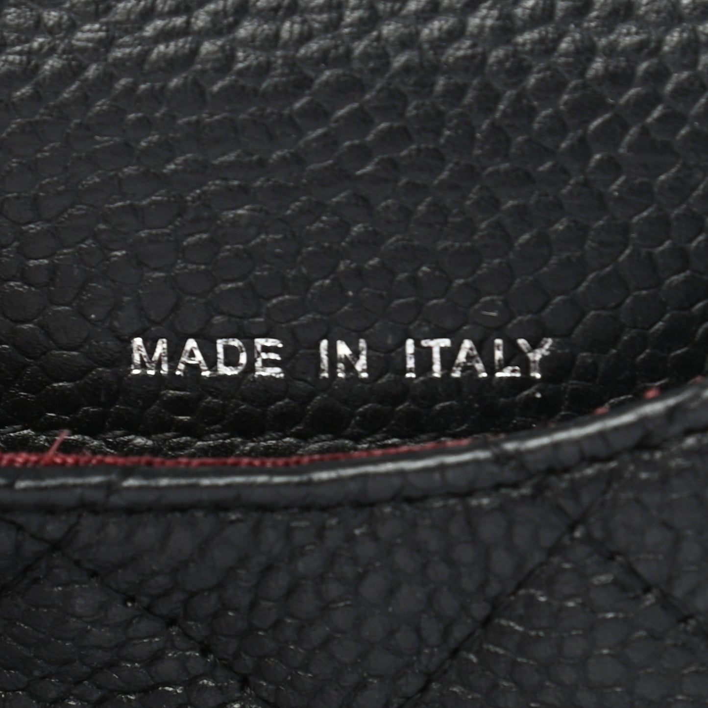 Caviar Quilted Coin Purse Black