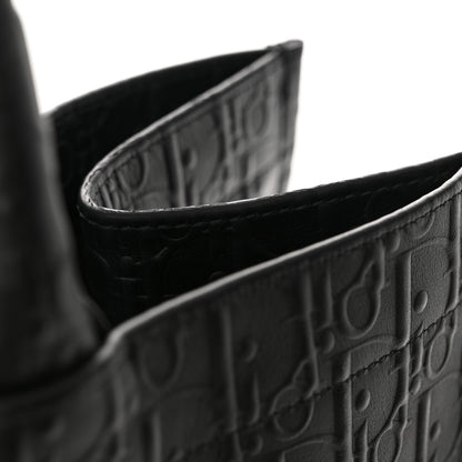 Christian Dior Oblique Calfskin Embossed Large Book Tote Black 12 of 16