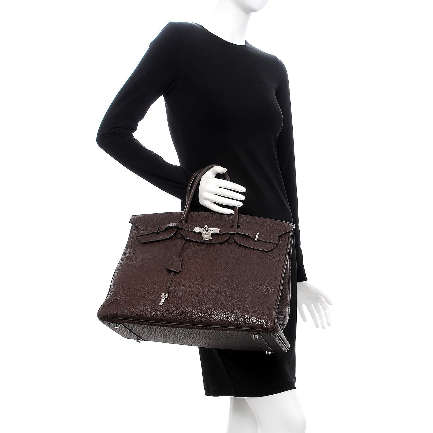 Hermes Fjord Birkin 40 Chocolate 2 of 18
