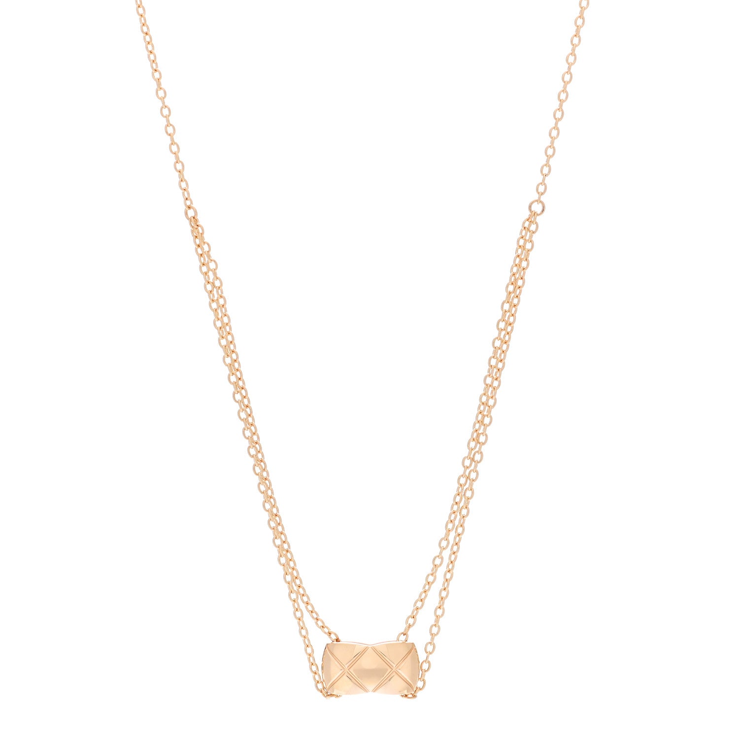 Chanel 18K Yellow Gold Coco Crush Pendant Necklace 1 of 5