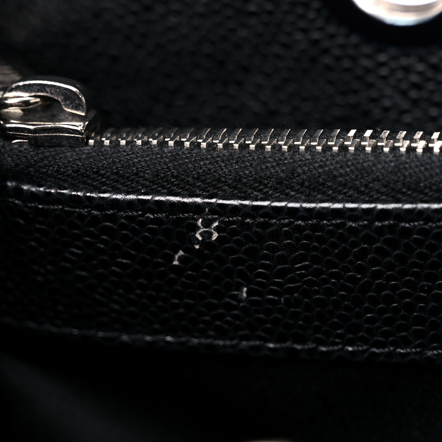 Caviar Quilted Grand Shopping Tote GST Black