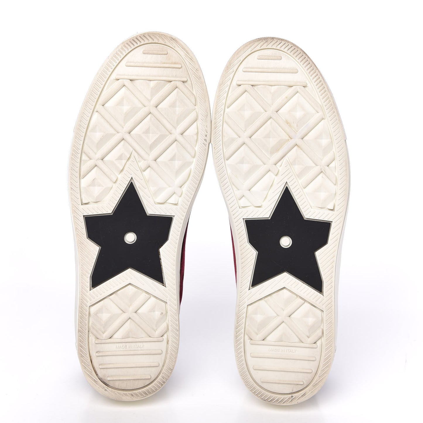 Velvet Walk'N'Dior Low Top Sneakers 38.5 Deep Amaranth