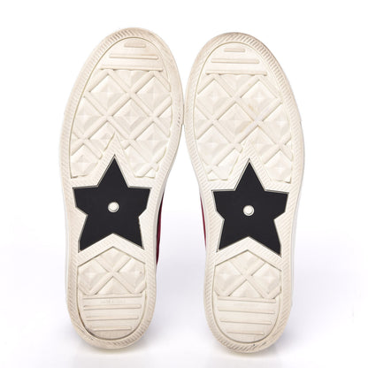 Christian Dior Velvet Walk'N'Dior Low Top Sneakers 38.5 Deep Amaranth 5 of 9