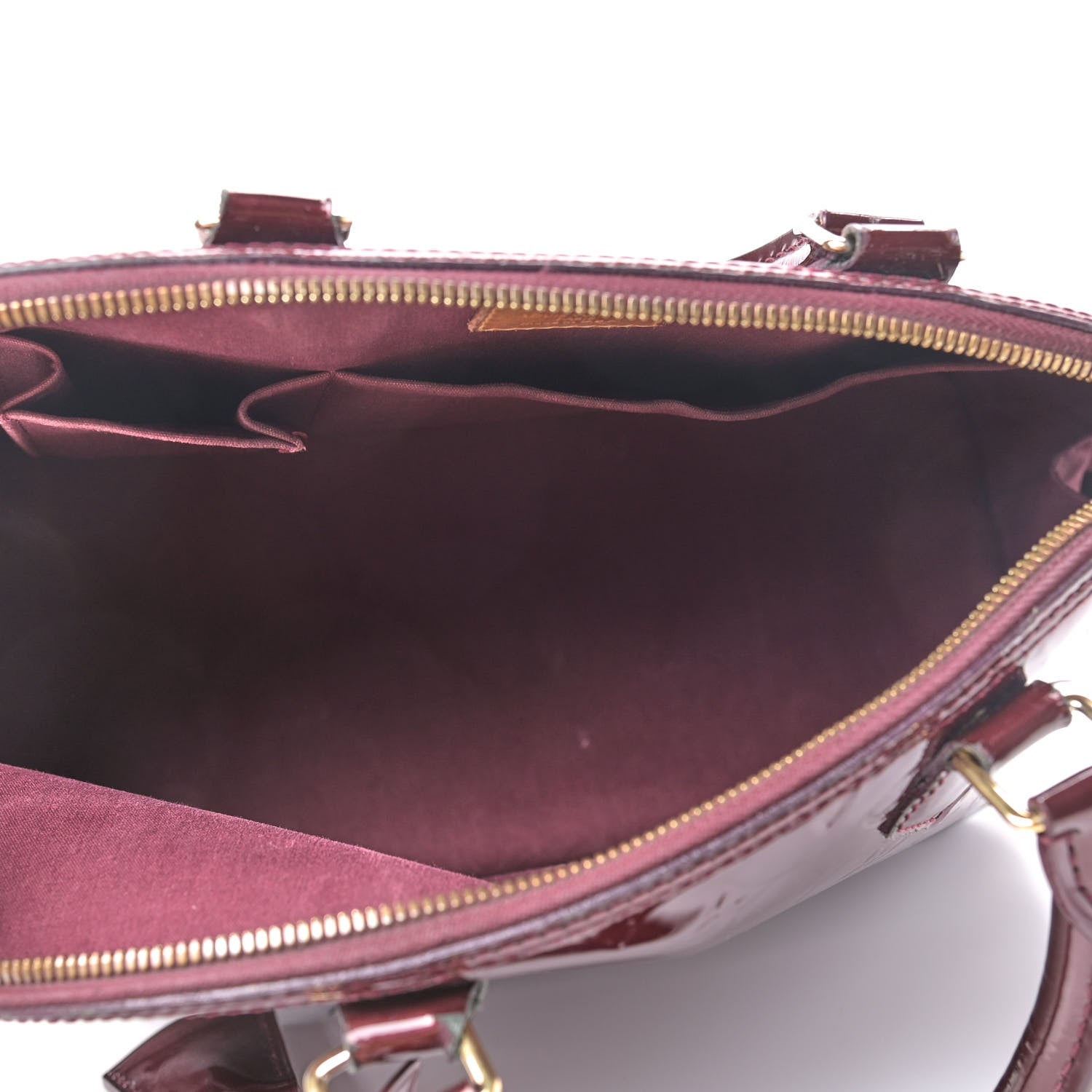 Louis Vuitton Vernis Alma PM Rouge Fauviste 9 of 10