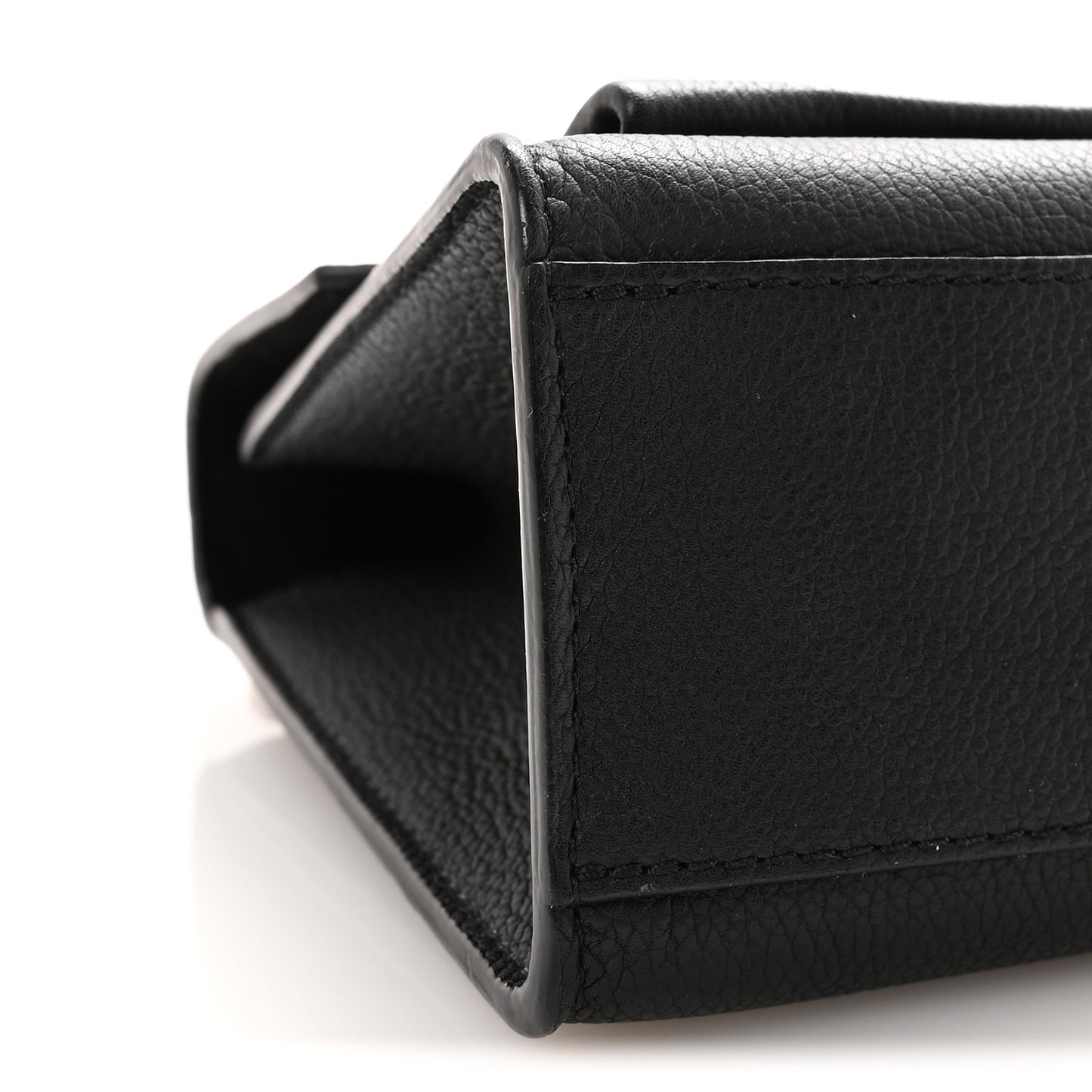 Soft Calfskin My Lockme Chain Bag BB Black