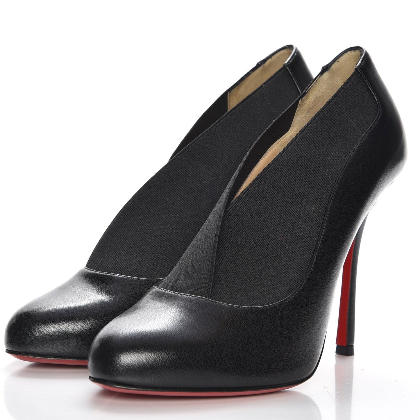 Shiny Nappa Toot Couverte 100 Pumps 37.5 Black