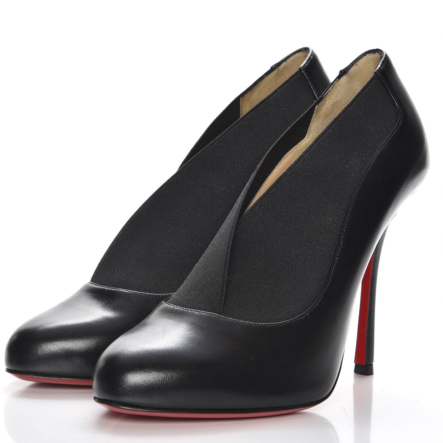 Christian Louboutin Shiny Nappa Toot Couverte 100 Pumps 37.5 Black 3 of 8