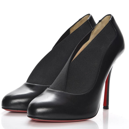 Christian Louboutin Shiny Nappa Toot Couverte 100 Pumps 37.5 Black 3 of 8