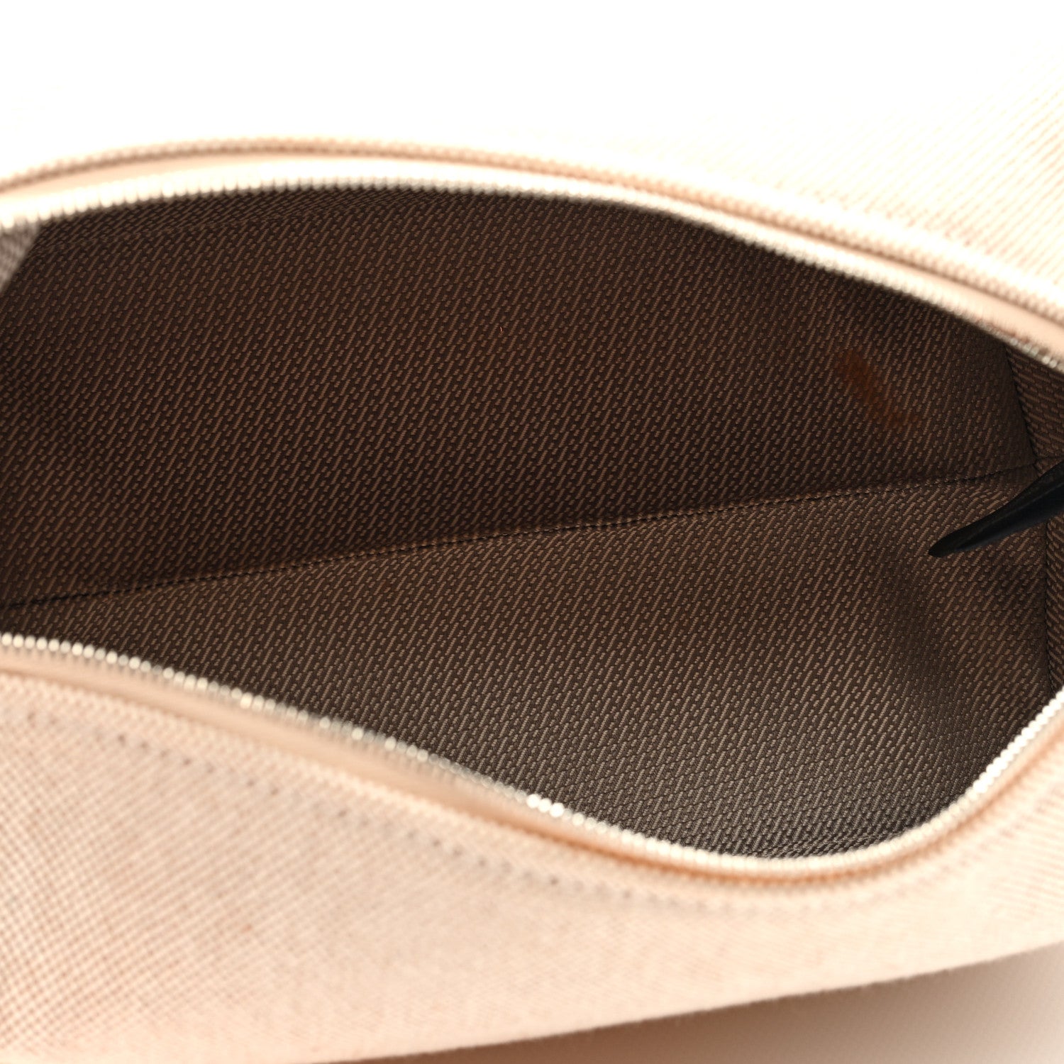 Hermes Canvas Small Bride-A-Brac Pouch Natural Orange 5 of 7