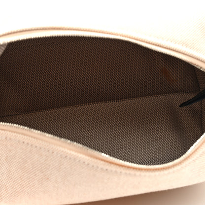 Hermes Canvas Small Bride-A-Brac Pouch Natural Orange 5 of 7