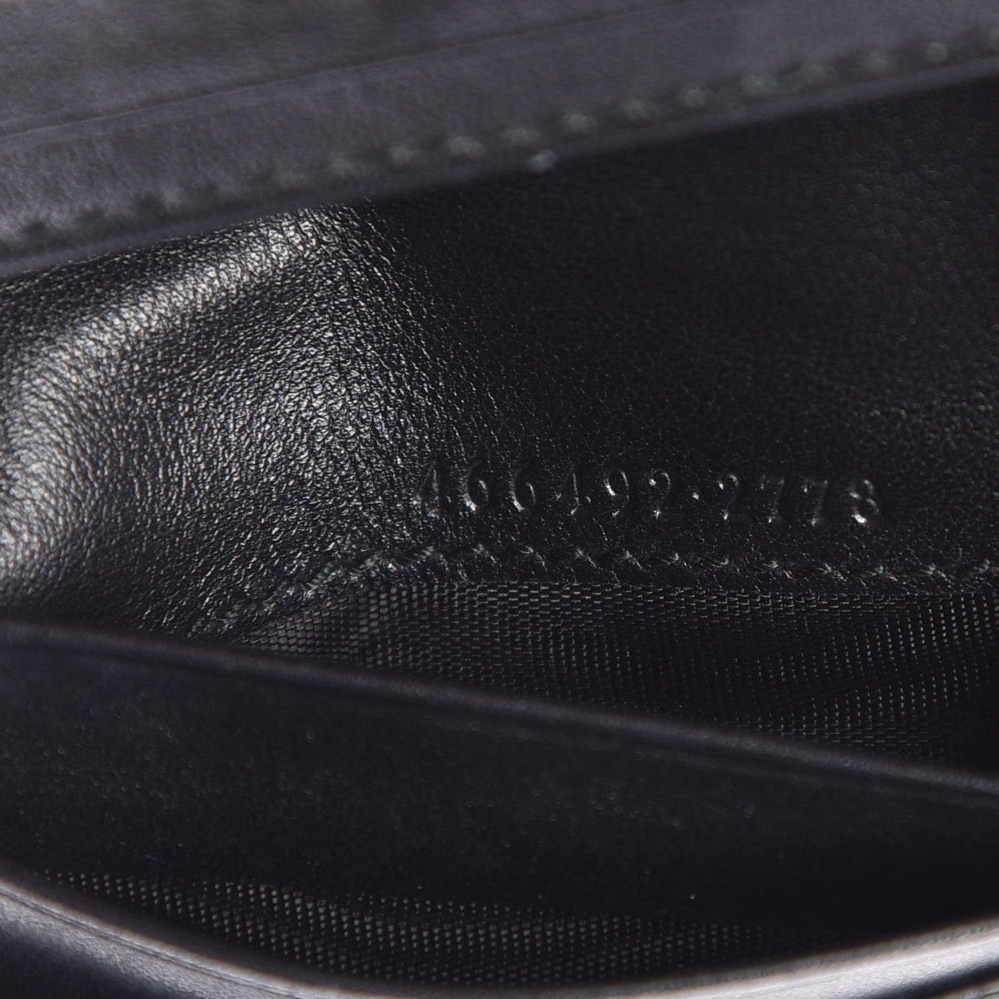 Calfskin Matelasse GG Marmont Card Case Wallet Black