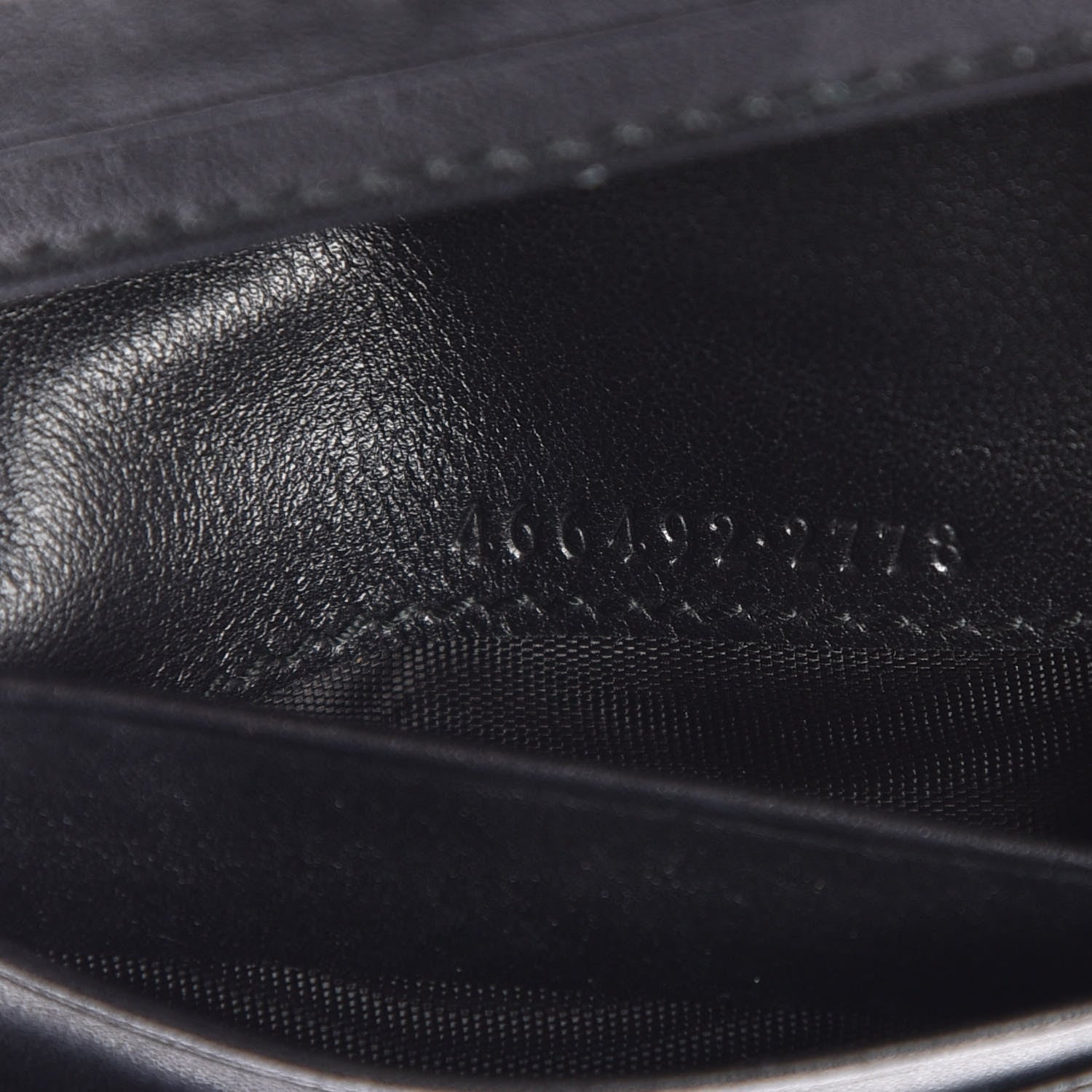 Gucci Calfskin Matelasse GG Marmont Card Case Wallet Black 7 of 7