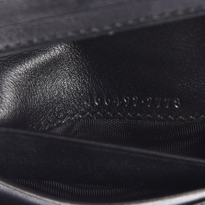 Gucci Calfskin Matelasse GG Marmont Card Case Wallet Black 7 of 7