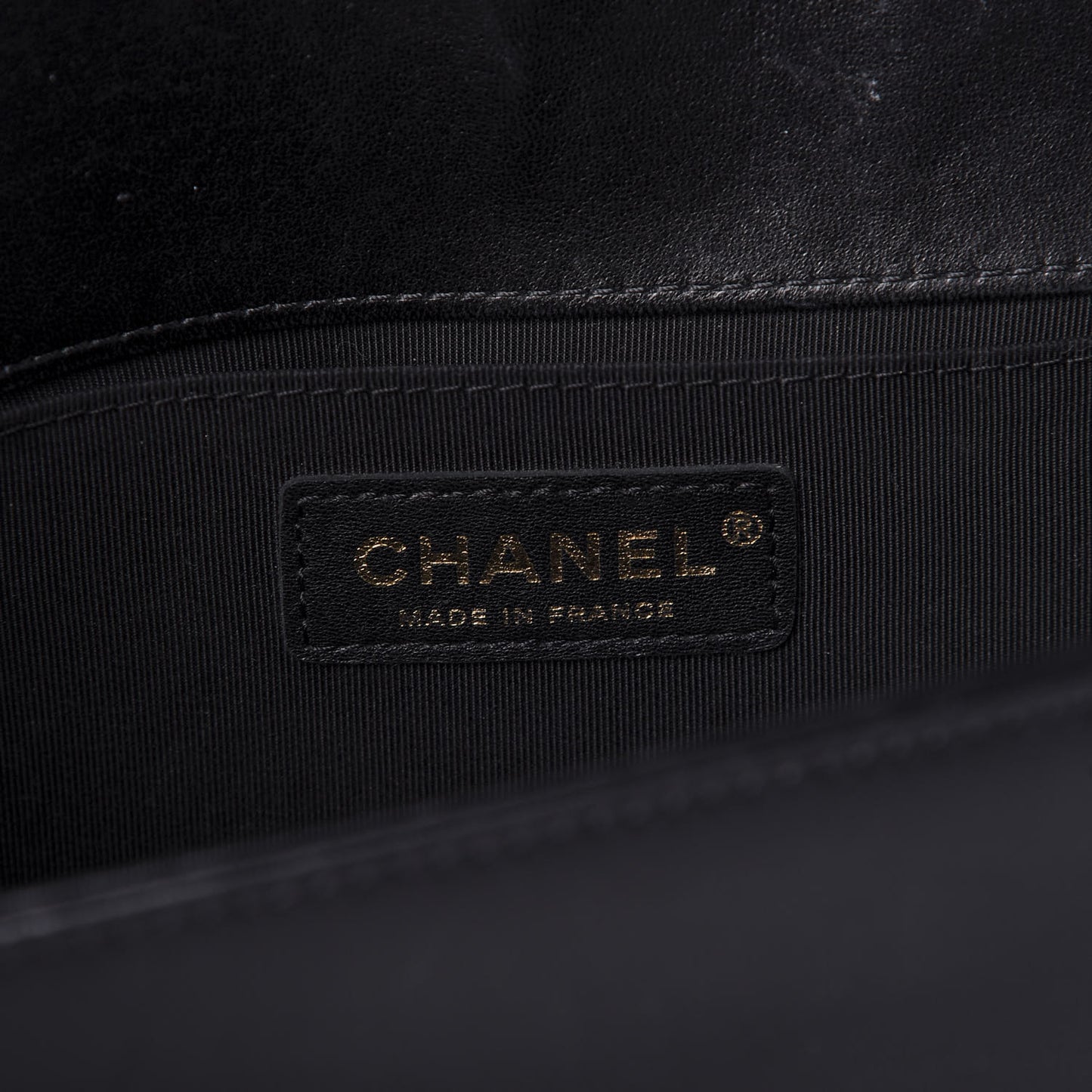 Lambskin Quilted Medium Boy Flap Dark Navy