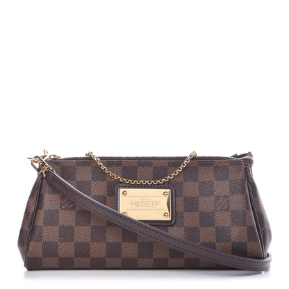 Louis Vuitton Damier Ebene Eva Clutch 1 of 8