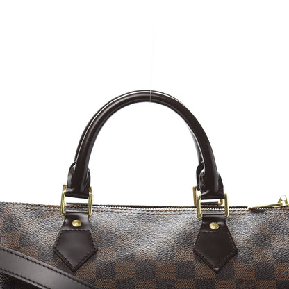 Louis Vuitton Damier Ebene Speedy Bandouliere 30 13 of 13