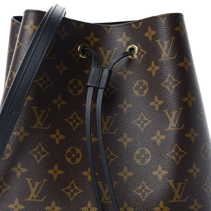 Louis Vuitton Monogram Neonoe MM Black 9 of 10