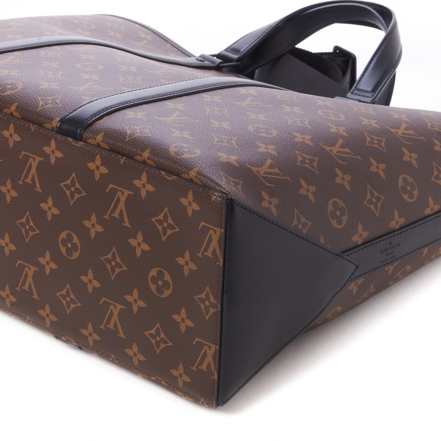 Louis Vuitton Monogram Macassar Weekend Tote GM 4 of 7