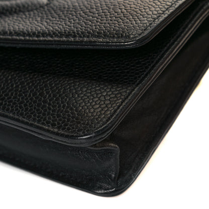 Chanel Caviar Timeless CC Wallet On Chain WOC Black 11 of 14