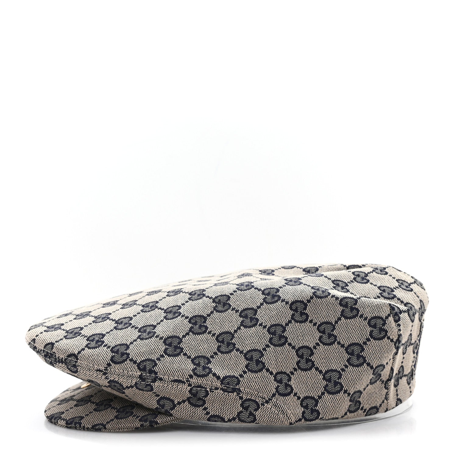 Gucci Monogram Flat Cap XL Navy 4 of 10
