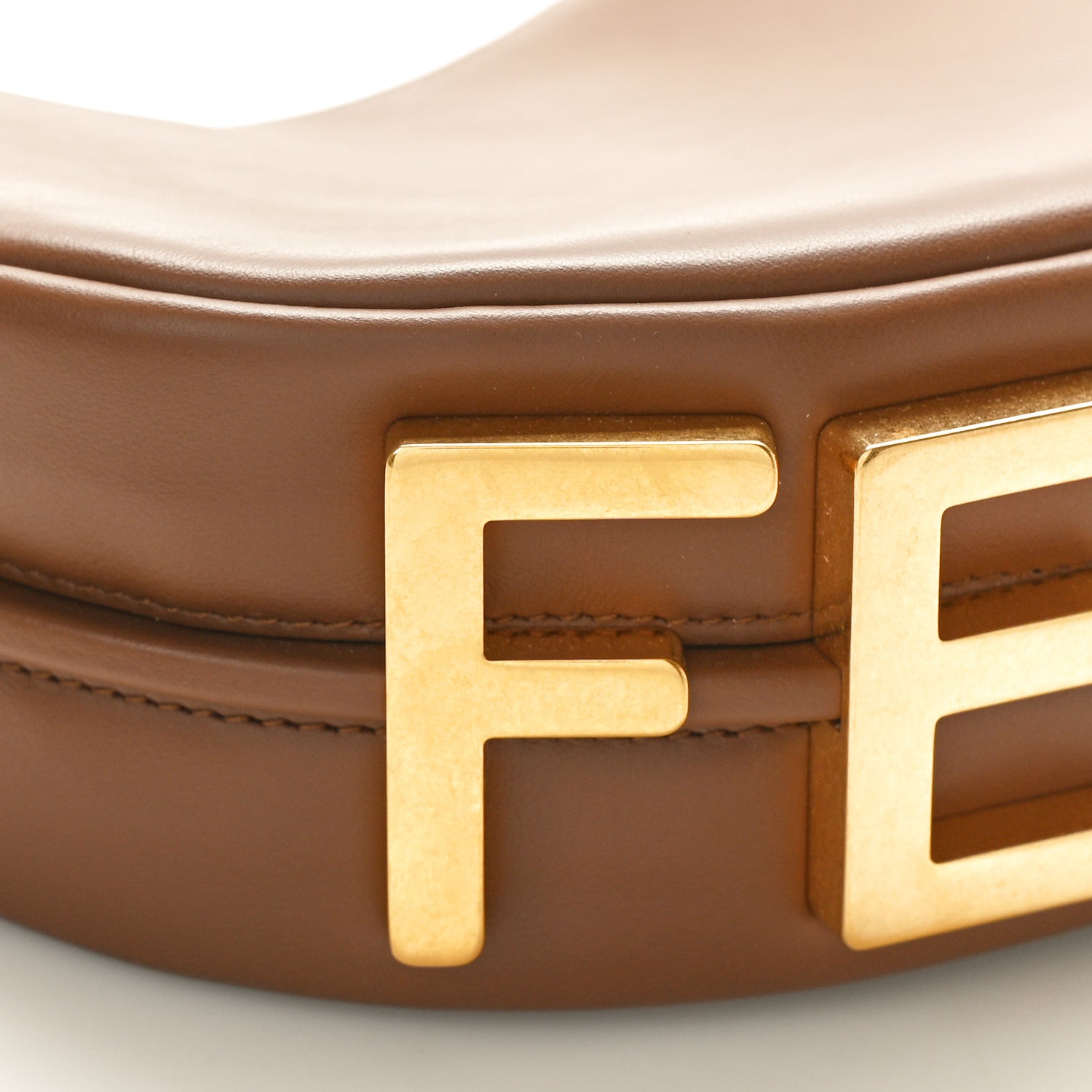 Fendi Vitello Grace Matte Mini Fendigraphy Hobo Bag Brandy 9 of 10