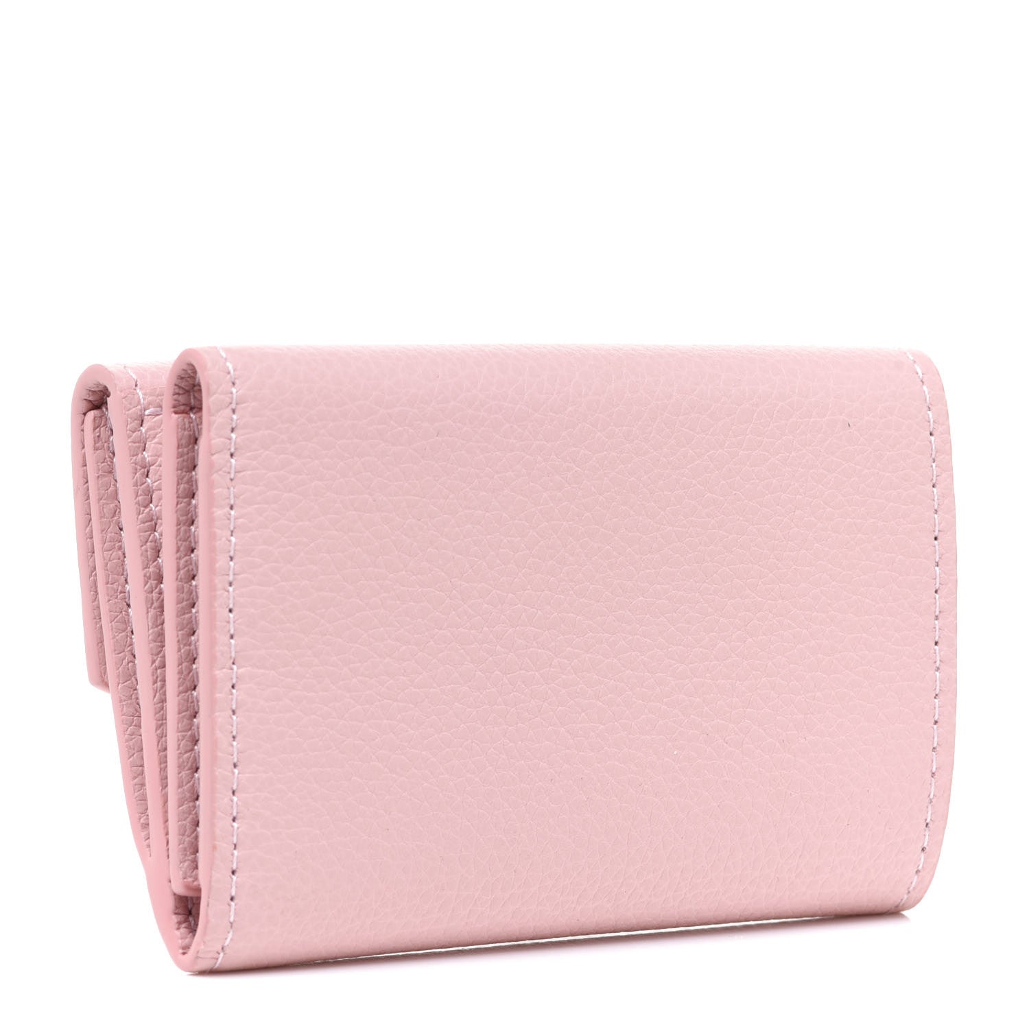 Louis Vuitton Calfskin Lockmini Wallet Rose Ballerine 3 of 7