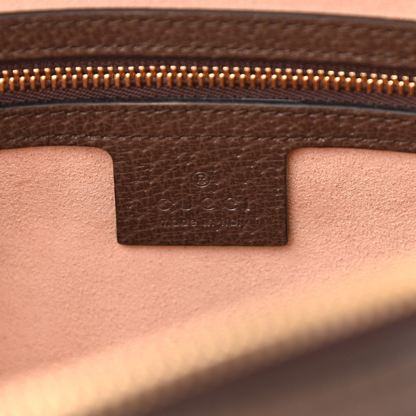 GG Supreme Monogram Web Medium Ophidia Top Handle Dome Bag Brown