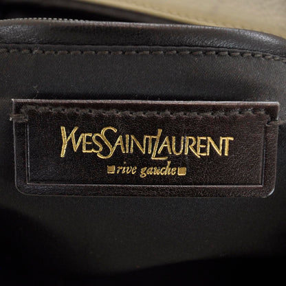 Saint Laurent Patent Tribute Tote Ivory 8 of 14