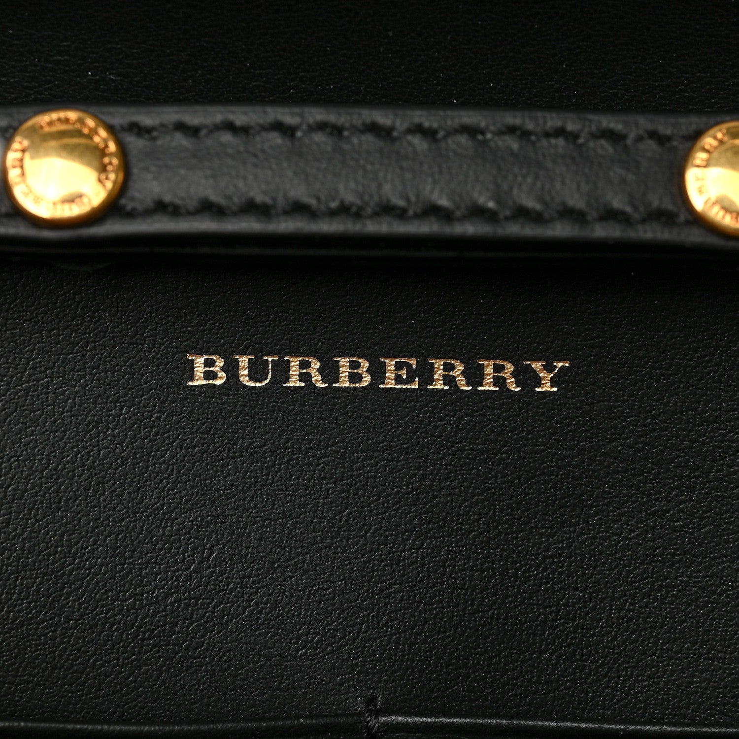 Burberry Calfskin Mini Vintage Check Henley Crossbody Antique Yellow 6 of 8