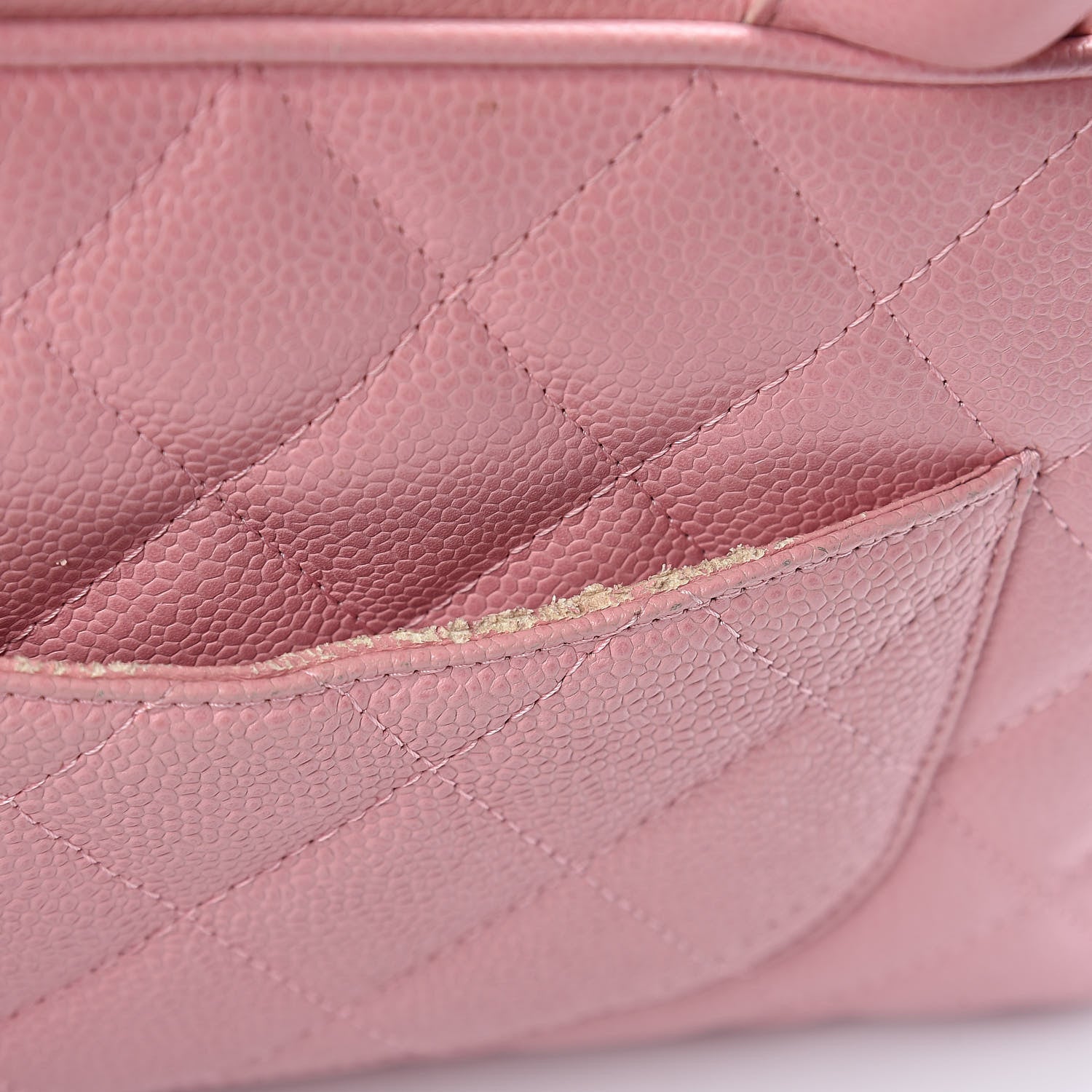Chanel Caviar Quilted Small Bowler Pink 8 of 11