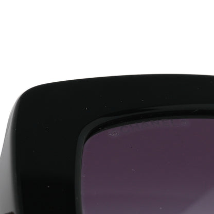 Chanel Acetate Calfskin Square Sunglasses 5474-Q-A Black 8 of 9