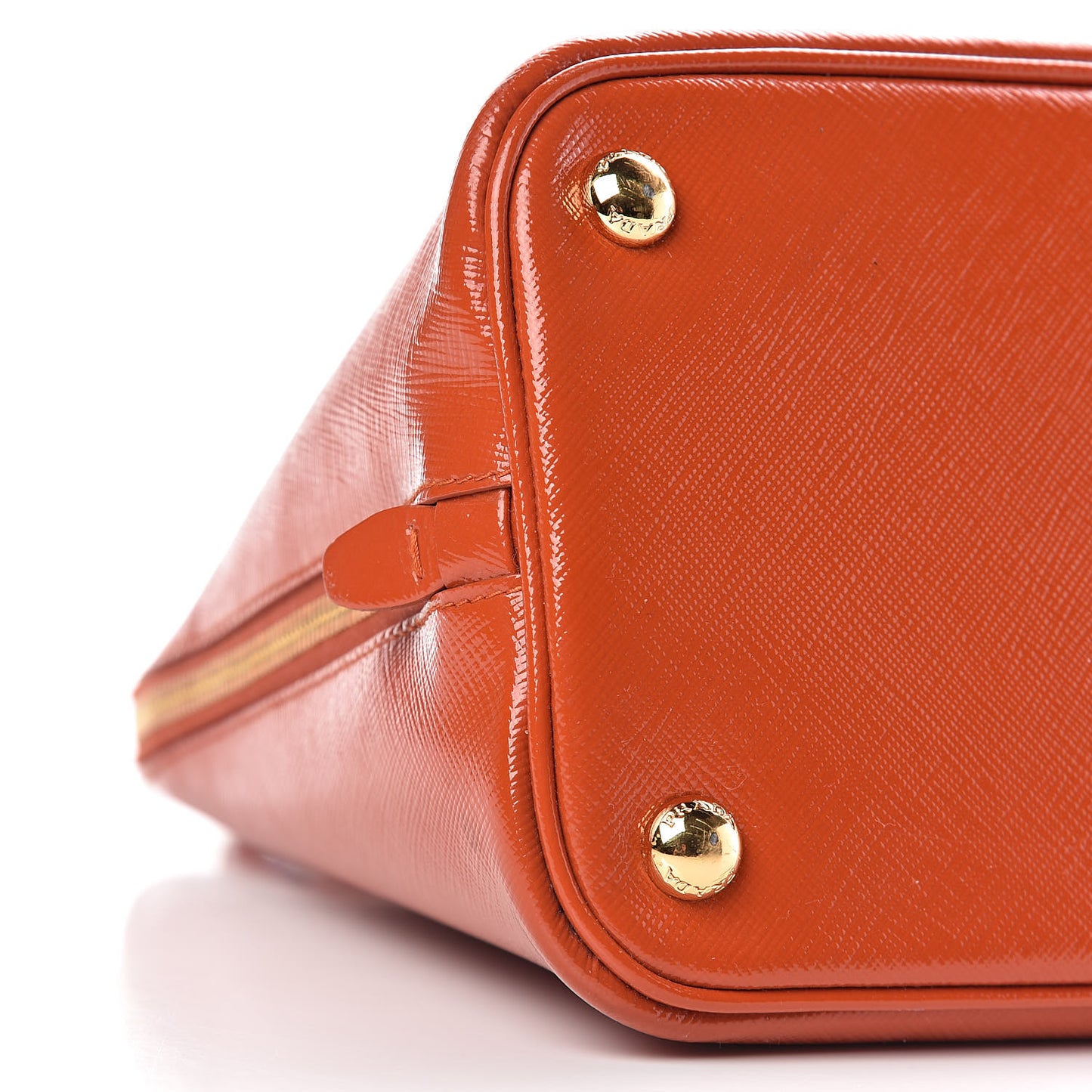 Saffiano Vernice Medium Promenade Tote Arancio