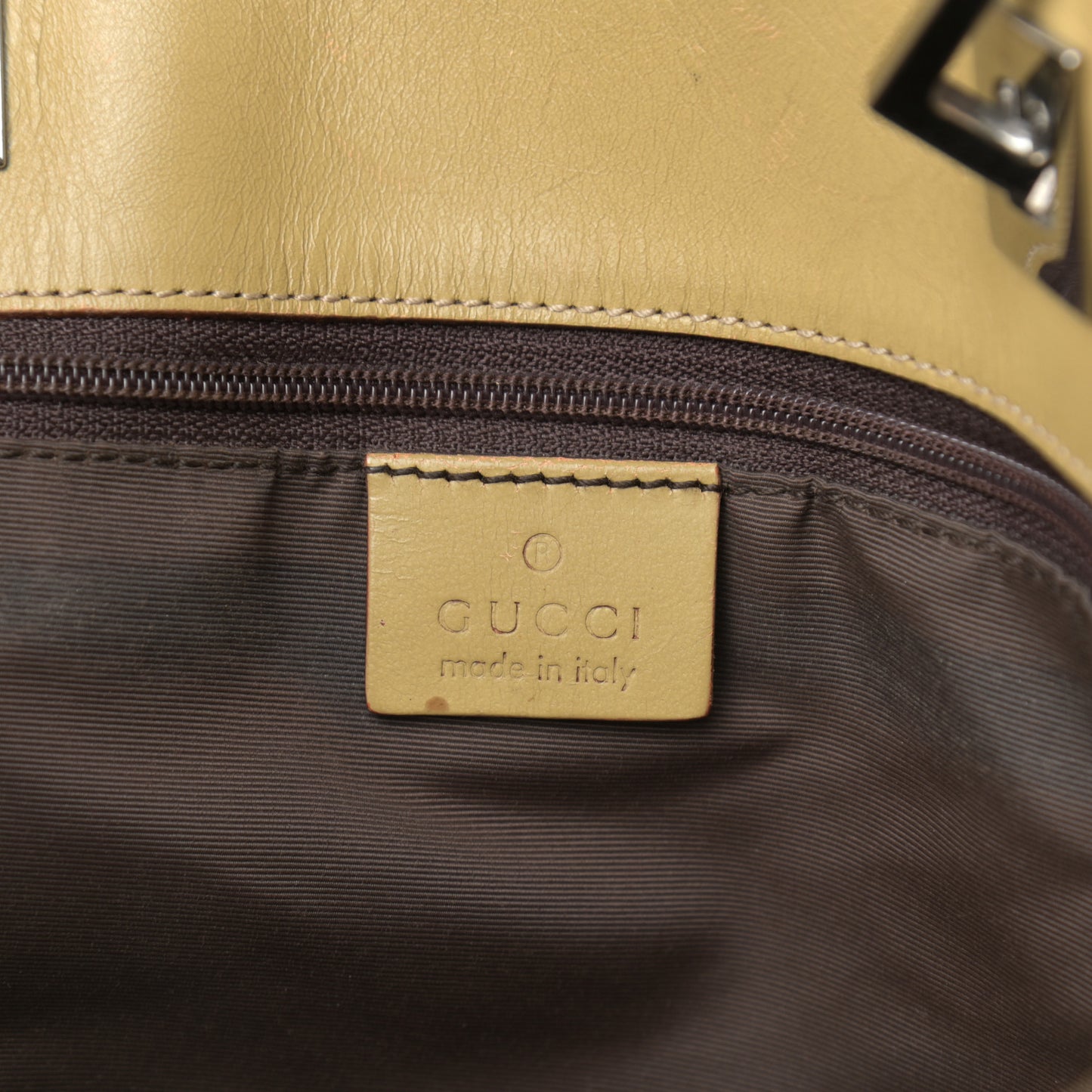 Monogram Bucket Tote Brown
