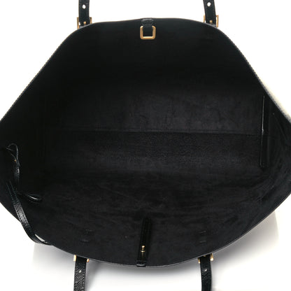 Saint Laurent Calfskin Large Shopping Tote Black 6 of 14