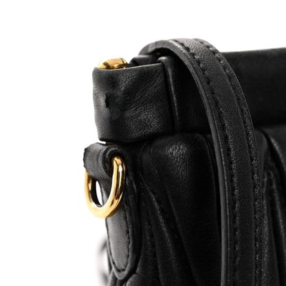Miu Miu Nappa Matelasse Crossbody Black 10 of 11