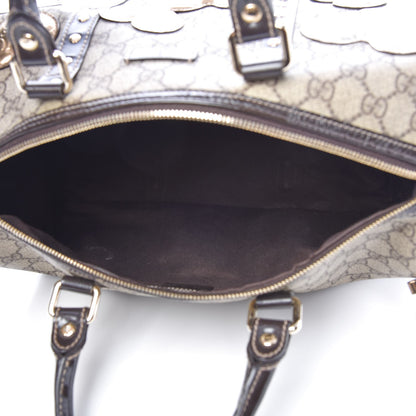 Gucci Monogram Guccissima Hearts Studded Medium Joy Boston Dark Brown 5 of 8