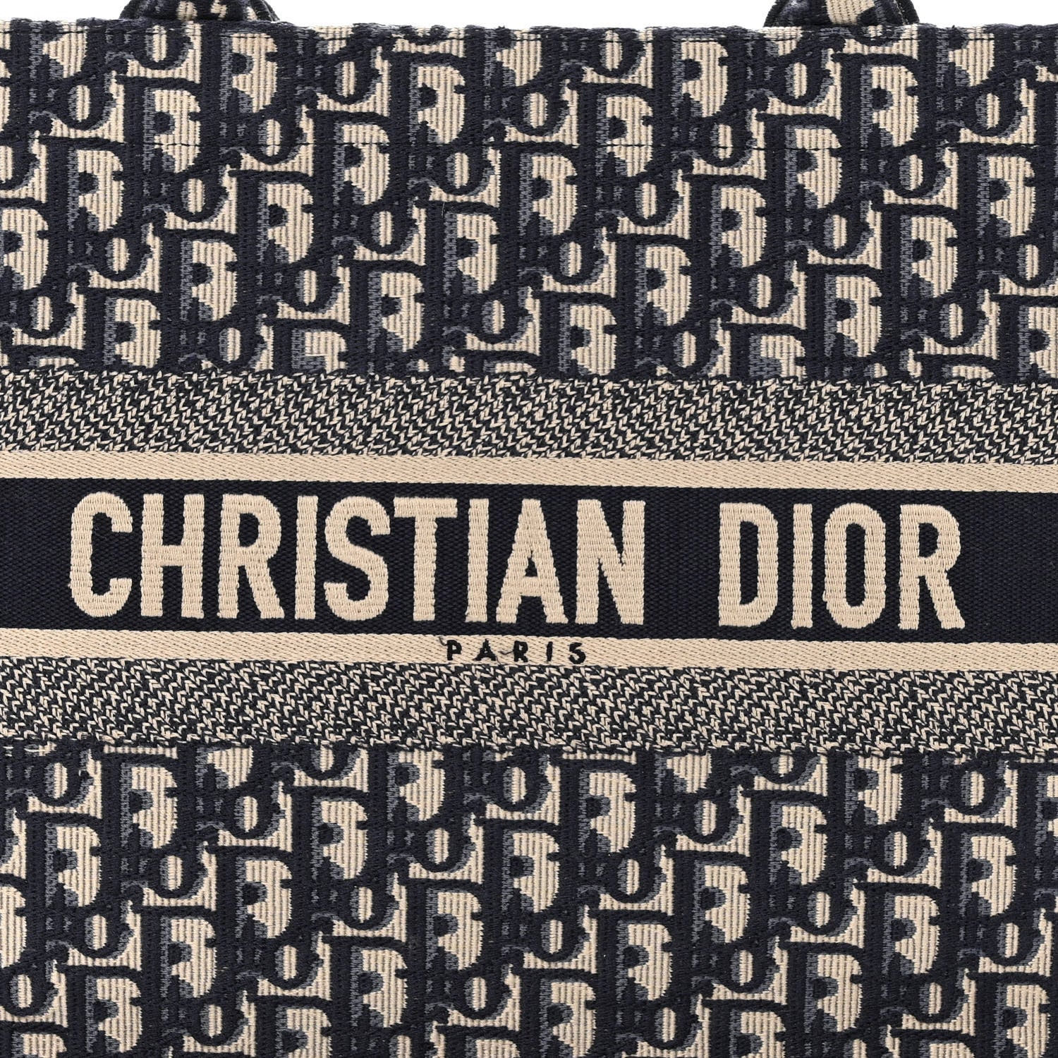 Christian Dior Oblique Medium Book Tote Blue Multicolor 8 of 11