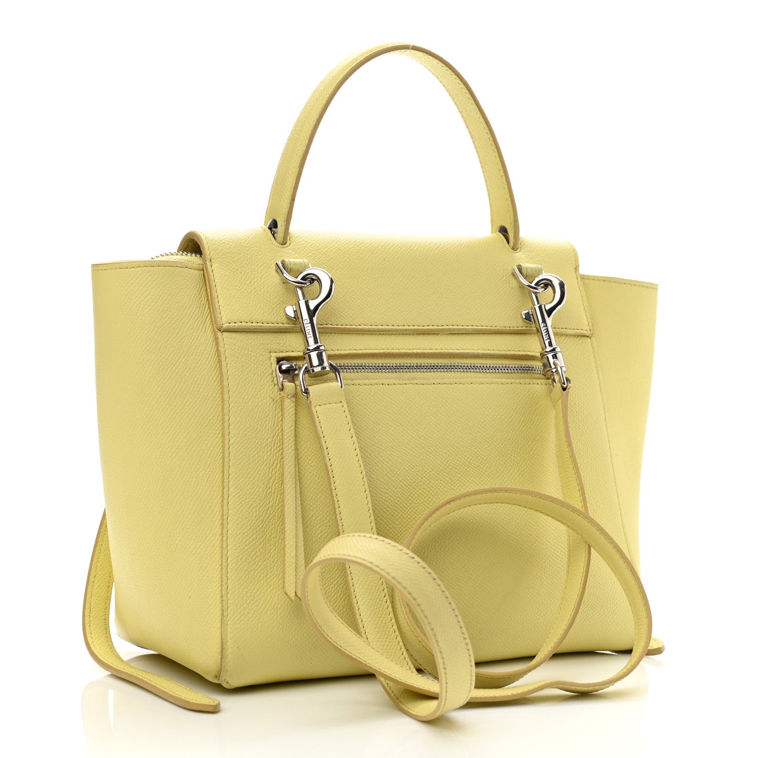 Celine Grained Calfskin Micro Belt Bag Bergamote 2 of 19
