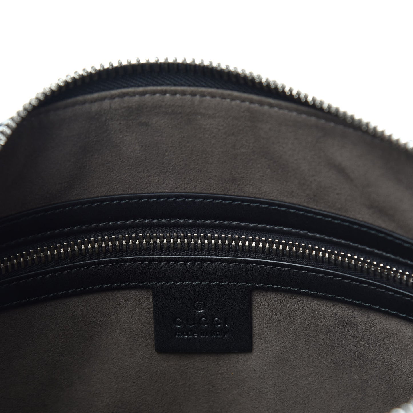 GG Supreme Monogram Mens Wristlet Black