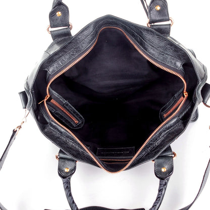 Balenciaga Agneau Giant 21 Rose Gold Hardware Part Time Black 6 of 8