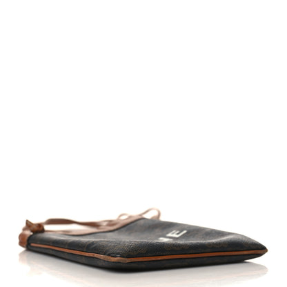 Celine Triomphe Canvas Calfskin Mini Poche Bag Tan 4 of 11