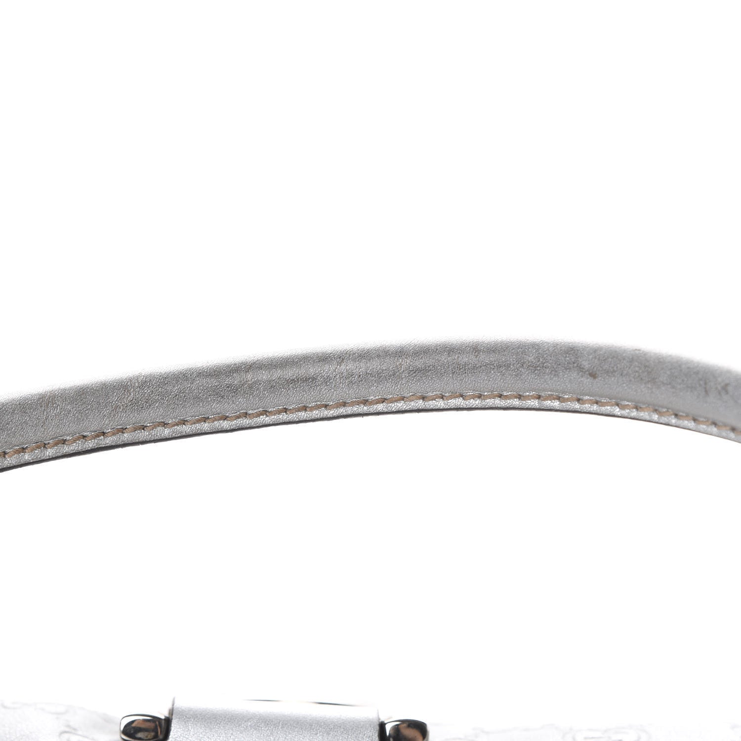 Gucci Guccissima Large D Gold Hobo Silver 12 of 13