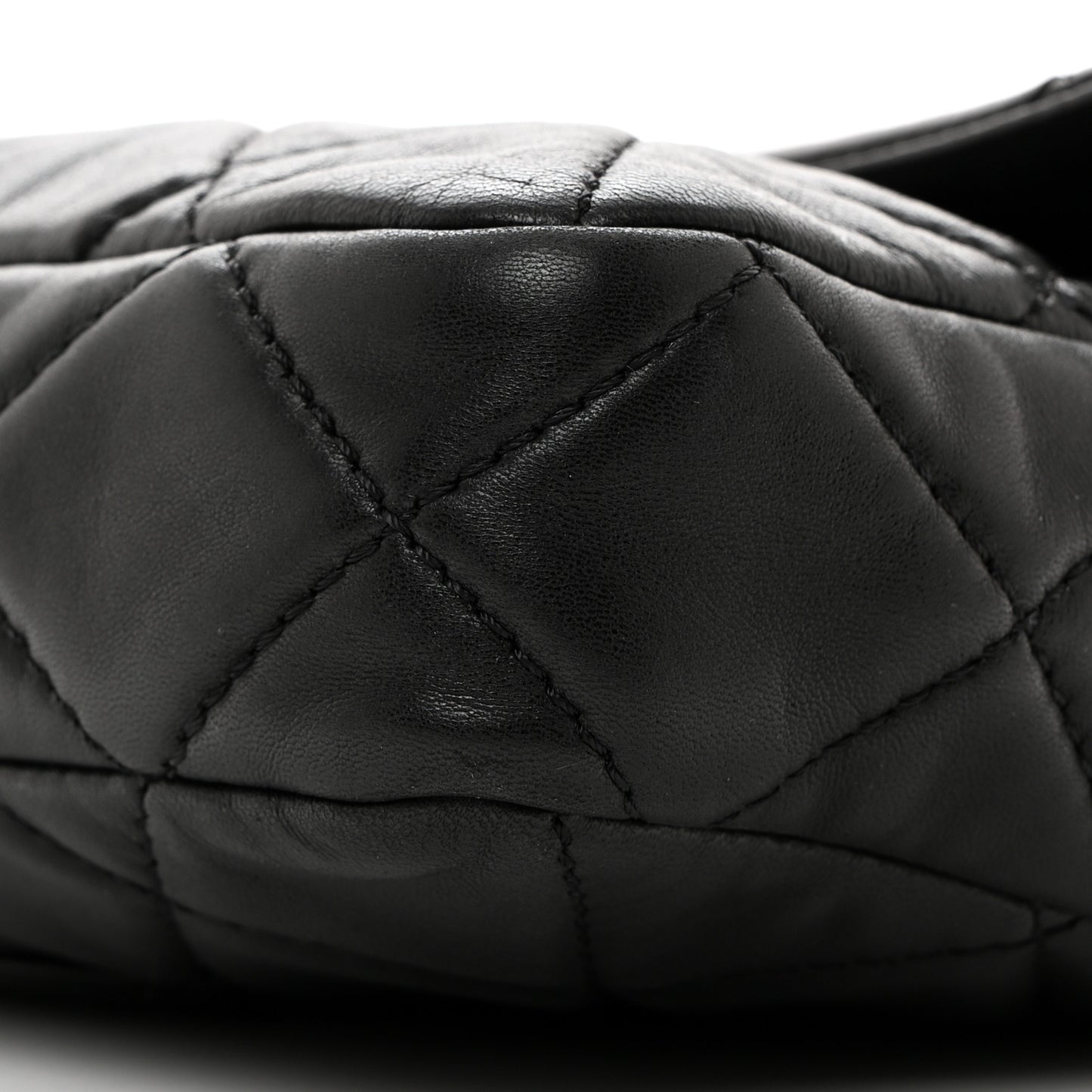 Lambskin Quilted Jumbo Roll 2.55 Reissue Clutch Black