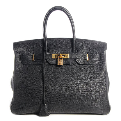 Hermes Togo Birkin 35 Black 1 of 19