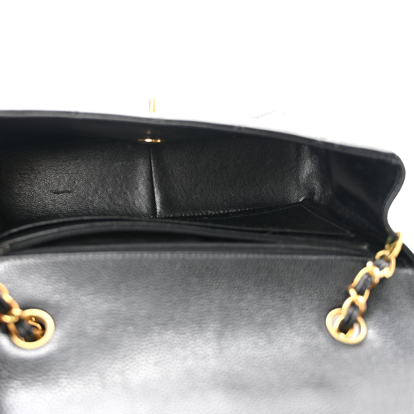 Caviar Quilted Medium Single Flap Black